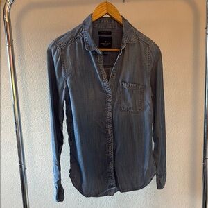 Men's Blue Denim Shirt